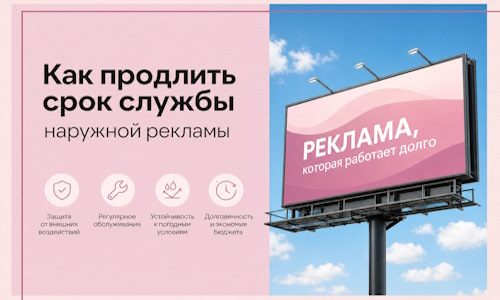 Как продлить срок службы наружной рекламы в  Тейково