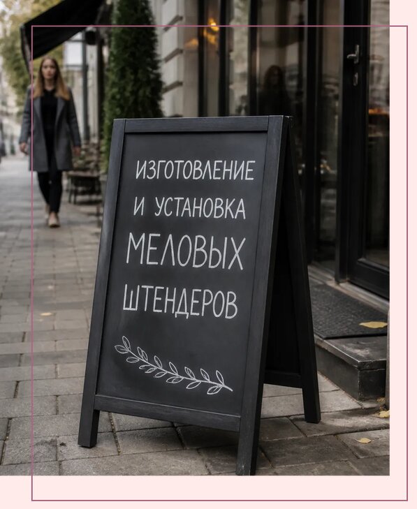 Меловые штендеры в Тейково по цене от 7067 р. | Аванза-Ткв